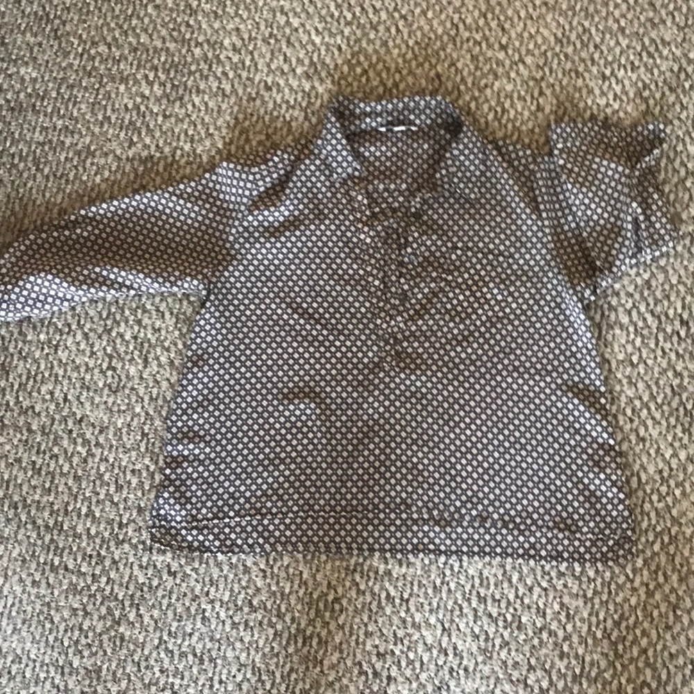 3/4 loose sleeve collared blouse